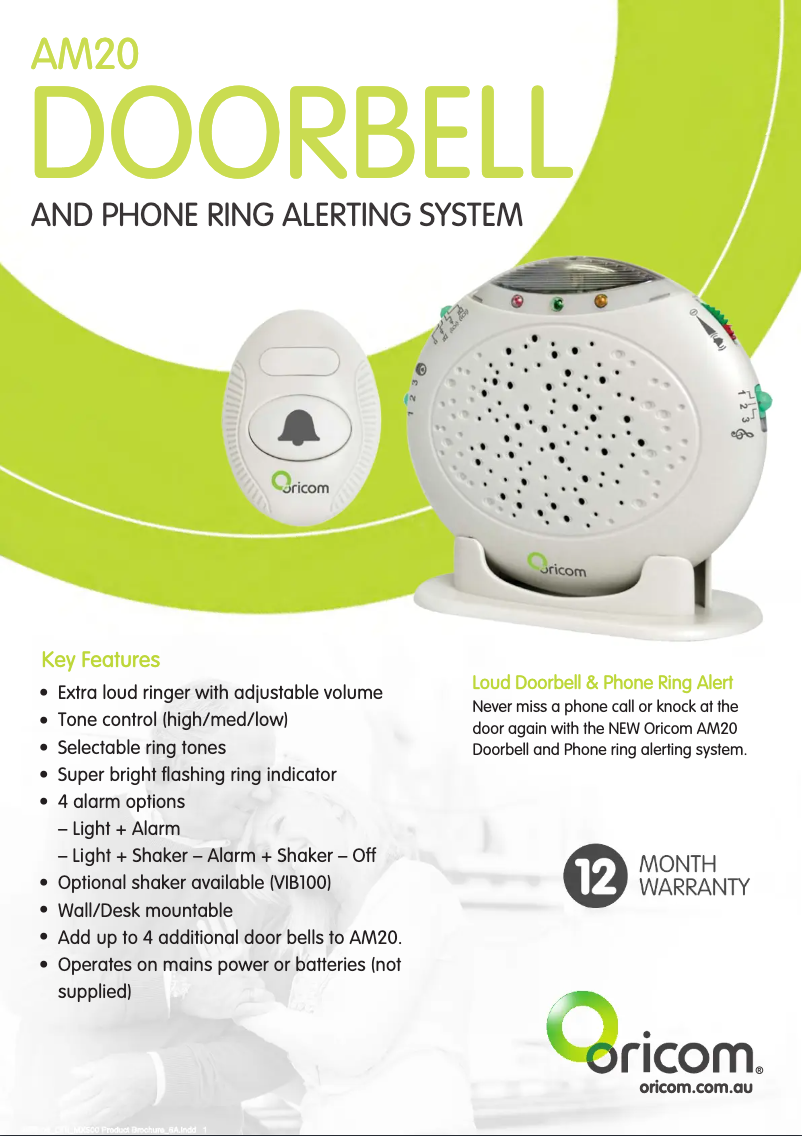 Imagen de la primera página del manual del dispositivo AM20