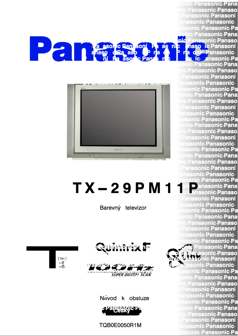 Página 1 del manual Manual de usuario Panasonic TX-29PM11P