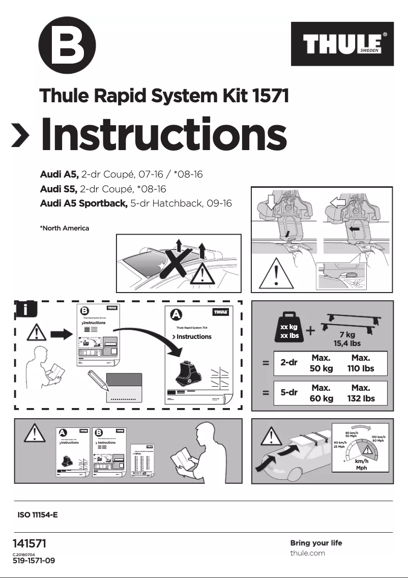 Imagen de la primera página del manual del dispositivo Rapid System Kit 1571