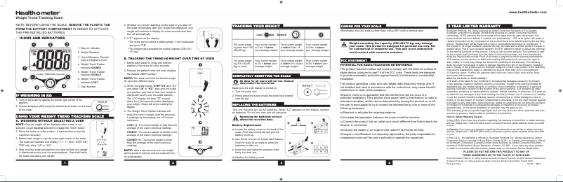Imagen de la primera página del manual del dispositivo HDM076DQ-60