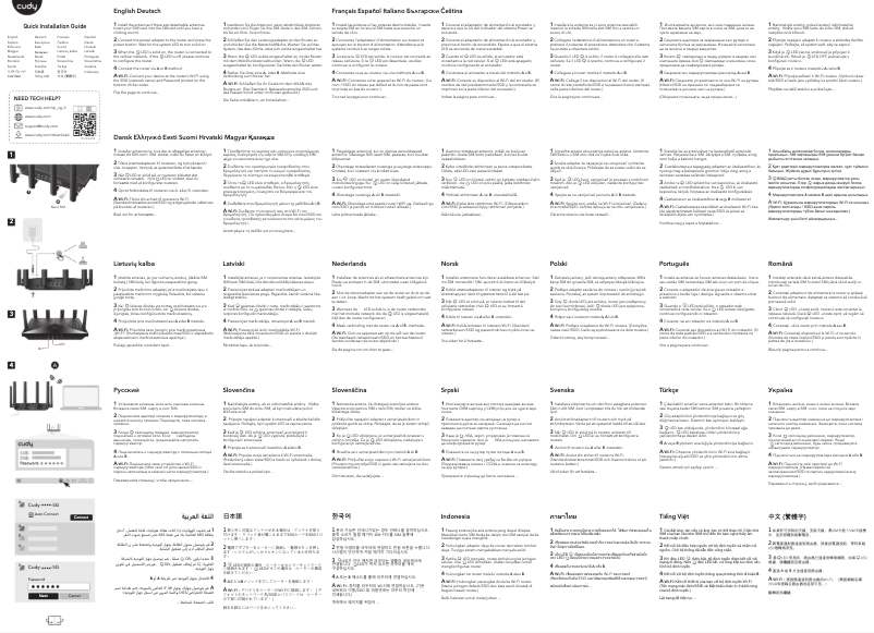 Página 1 del manual Manual de usuario Cudy LT700