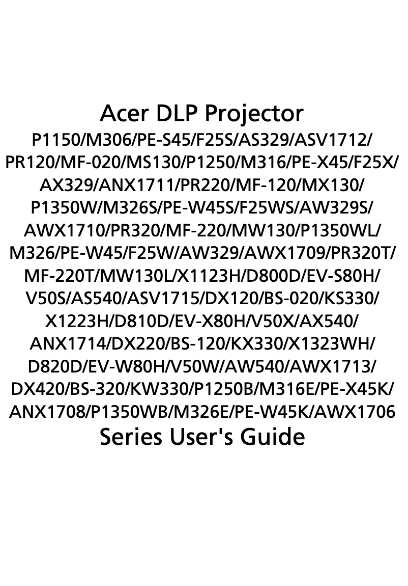 Imagen de la primera página del manual del dispositivo AS540