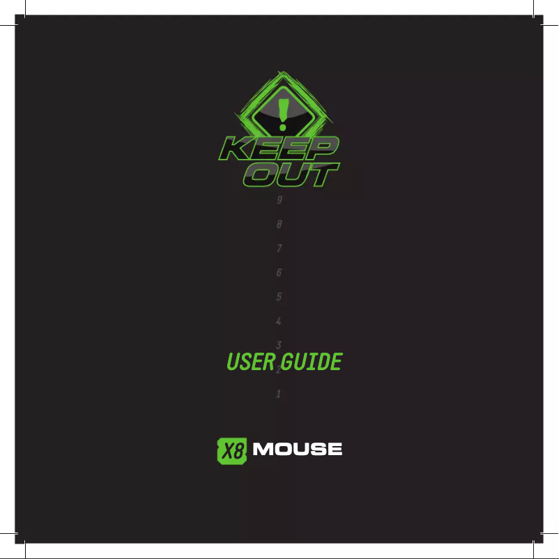 Página 1 del manual Manual de usuario KeepOut X8