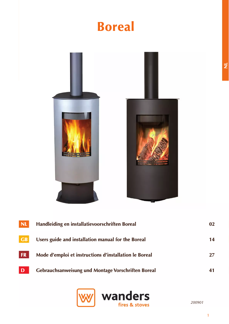 Página 1 del manual Manual de usuario Wanders Boreal