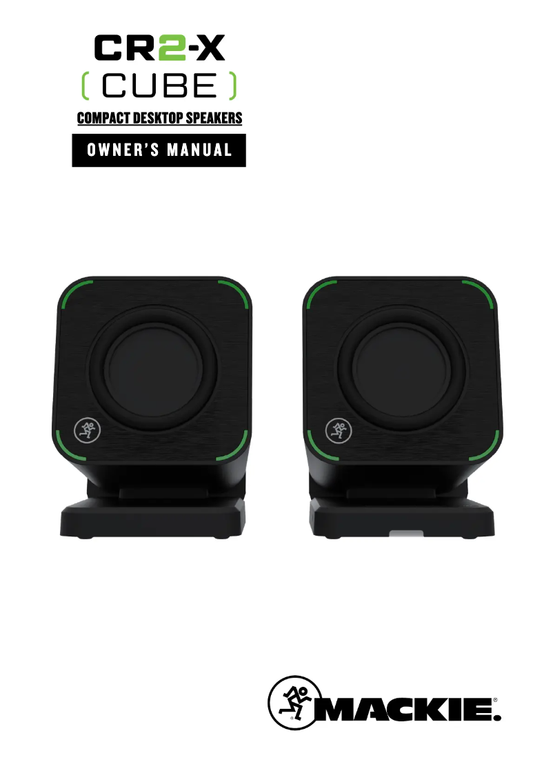 Página 1 del manual Manual de usuario Mackie CR2-X CUBE
