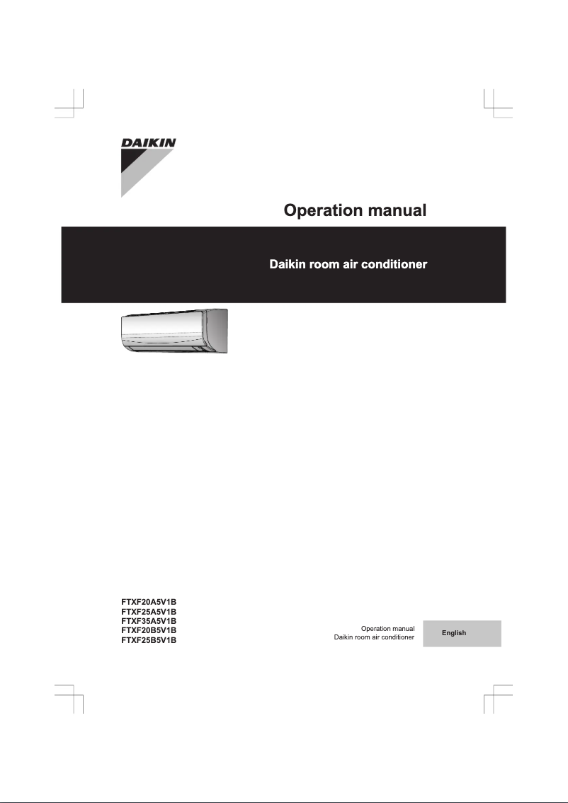Imagen de la primera página del manual del dispositivo FTXF35A