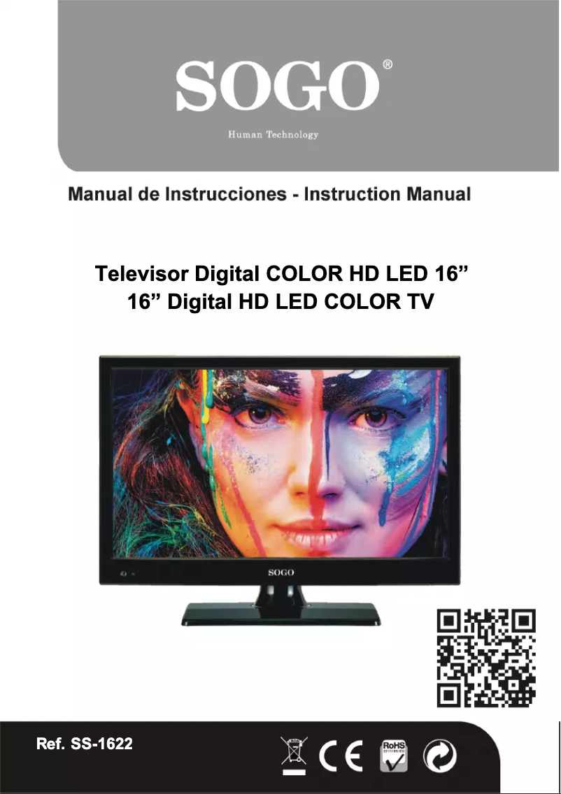 Página 1 del manual Manual de usuario Sogo SS-1622