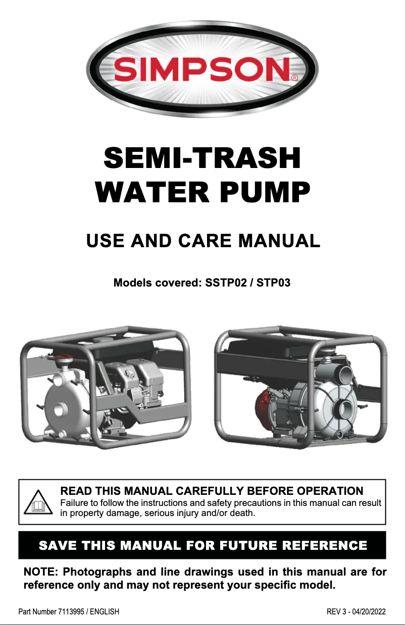 Página 1 del manual Manual de usuario Simpson SSTP02