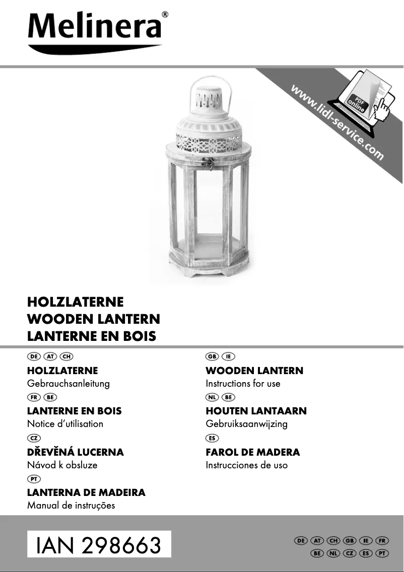 Imagen de la primera página del manual del dispositivo IAN 298663