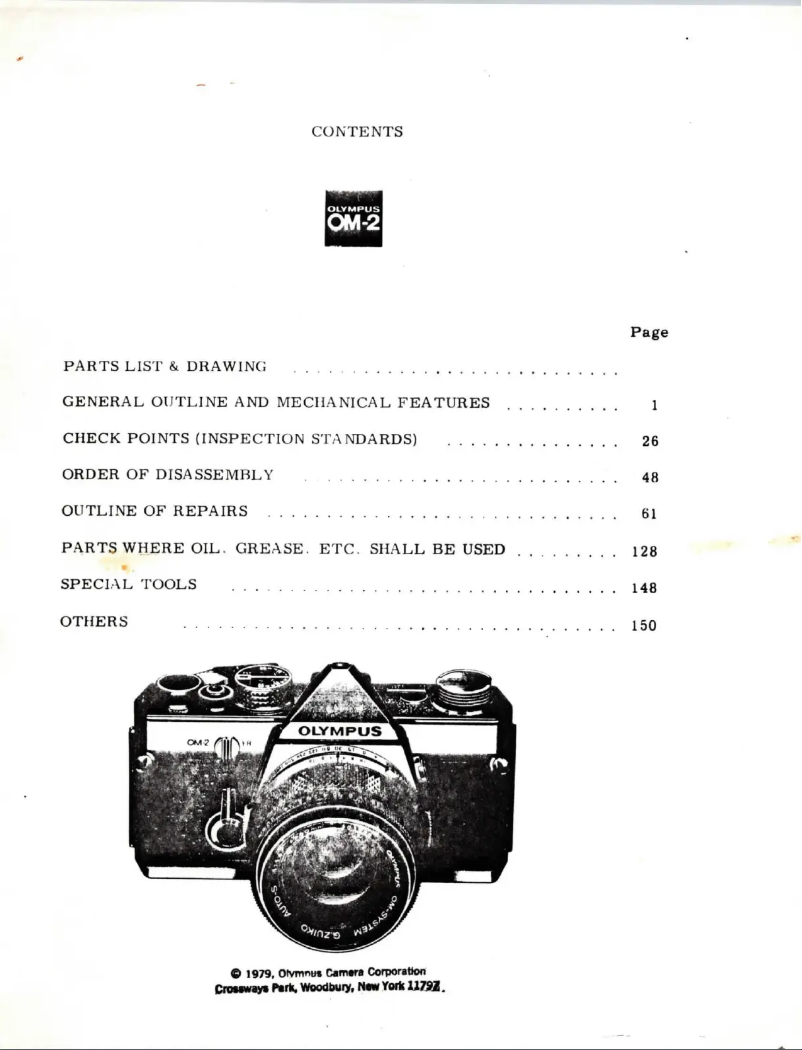 Página 1 del manual Manual de usuario Olympus OM-2