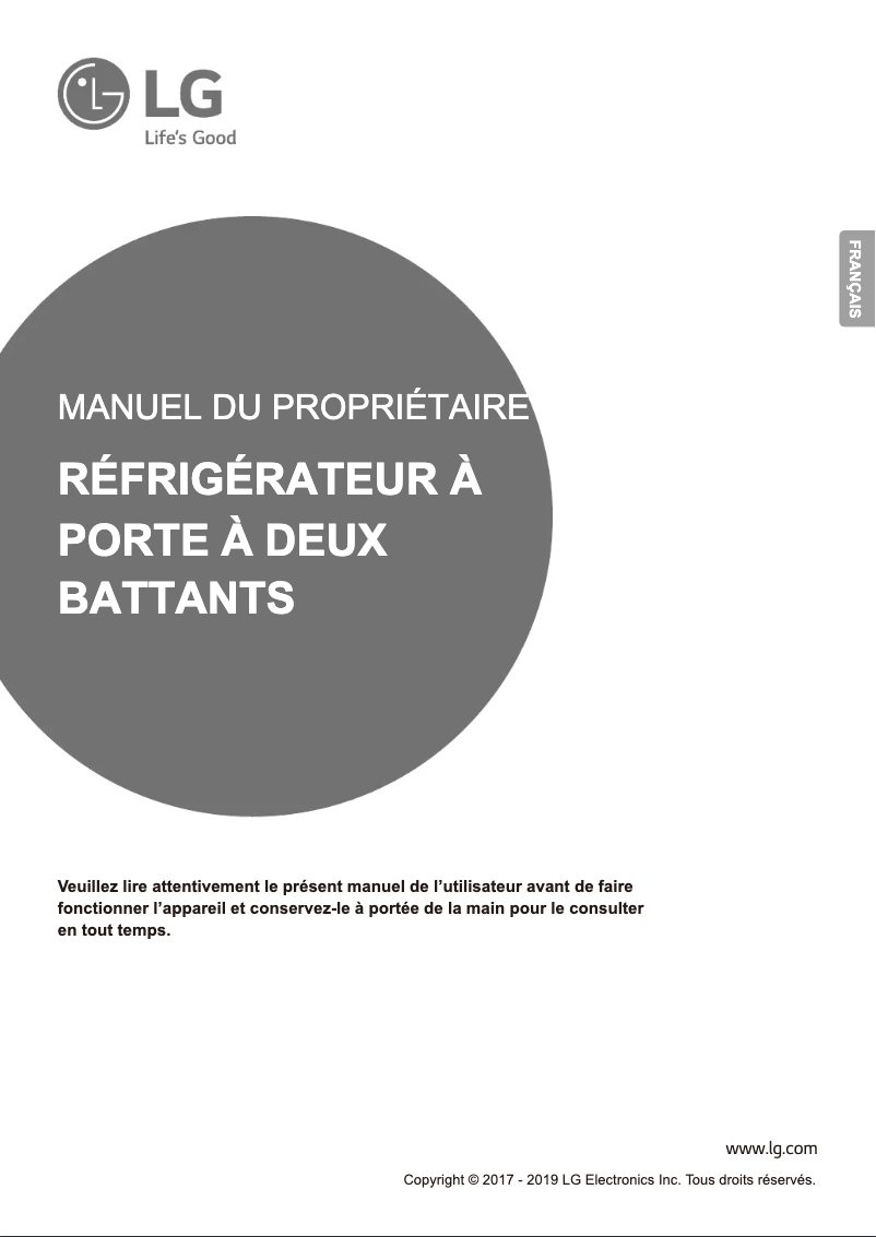 Página nº 1 - Manual de usuario LG LSFXC2476S