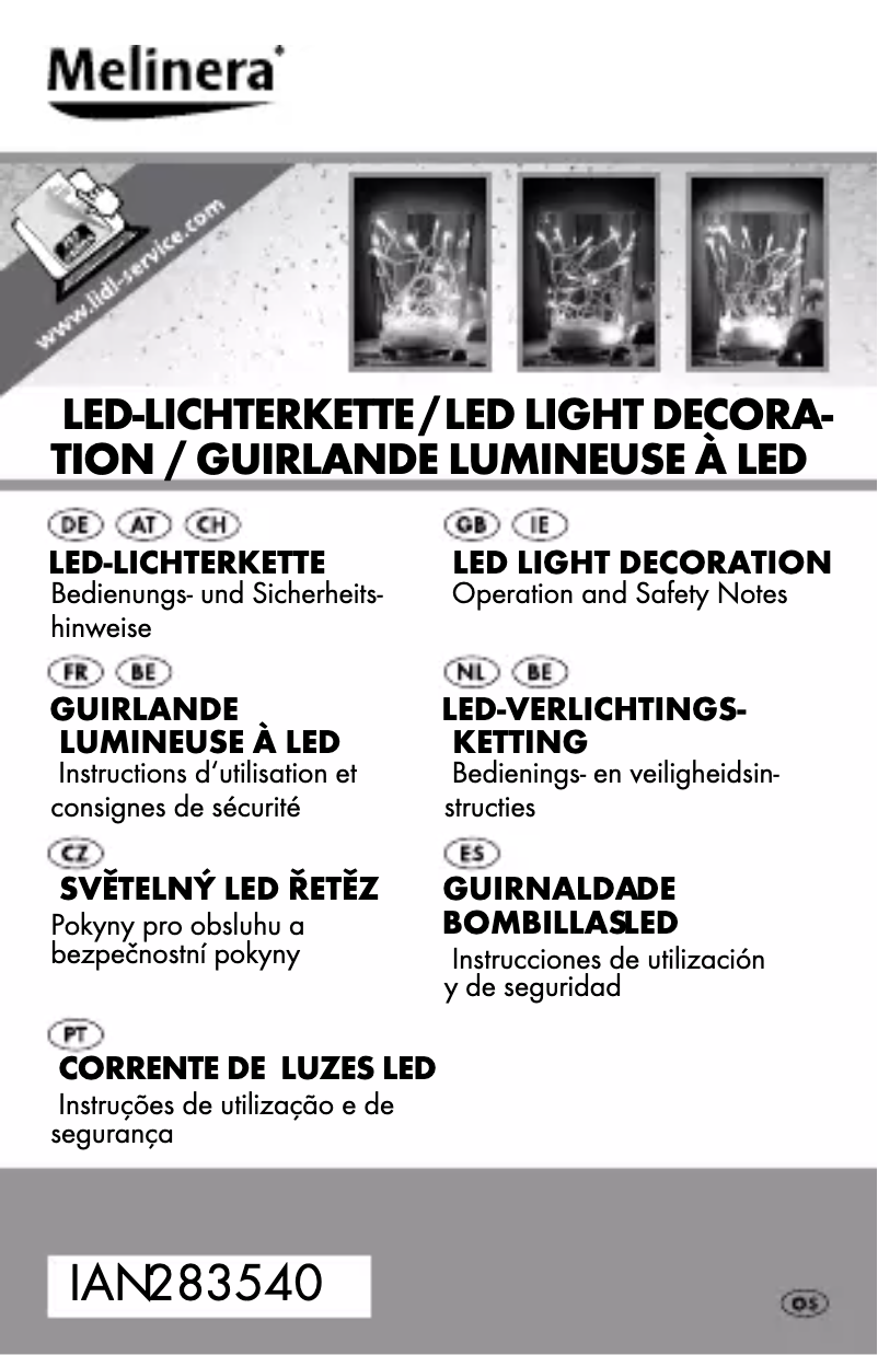 Imagen de la primera página del manual del dispositivo IAN 283540