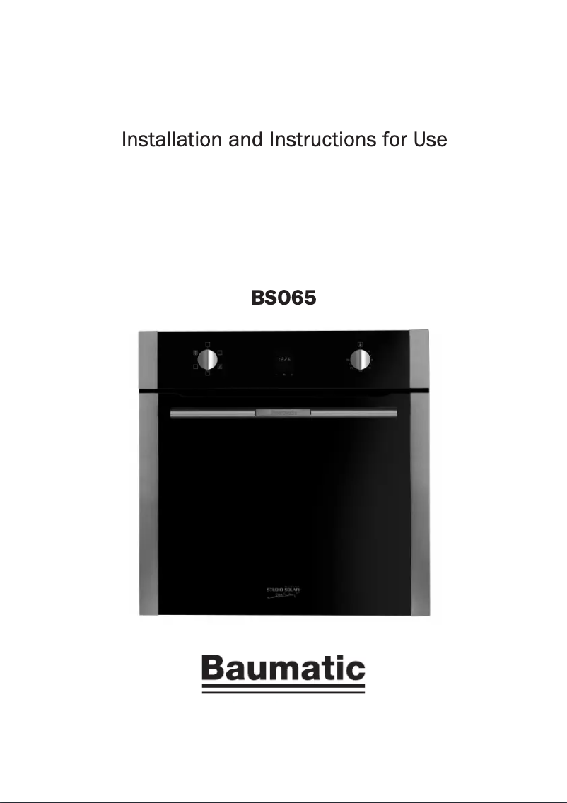 Imagen de la primera página del manual del dispositivo BSO65