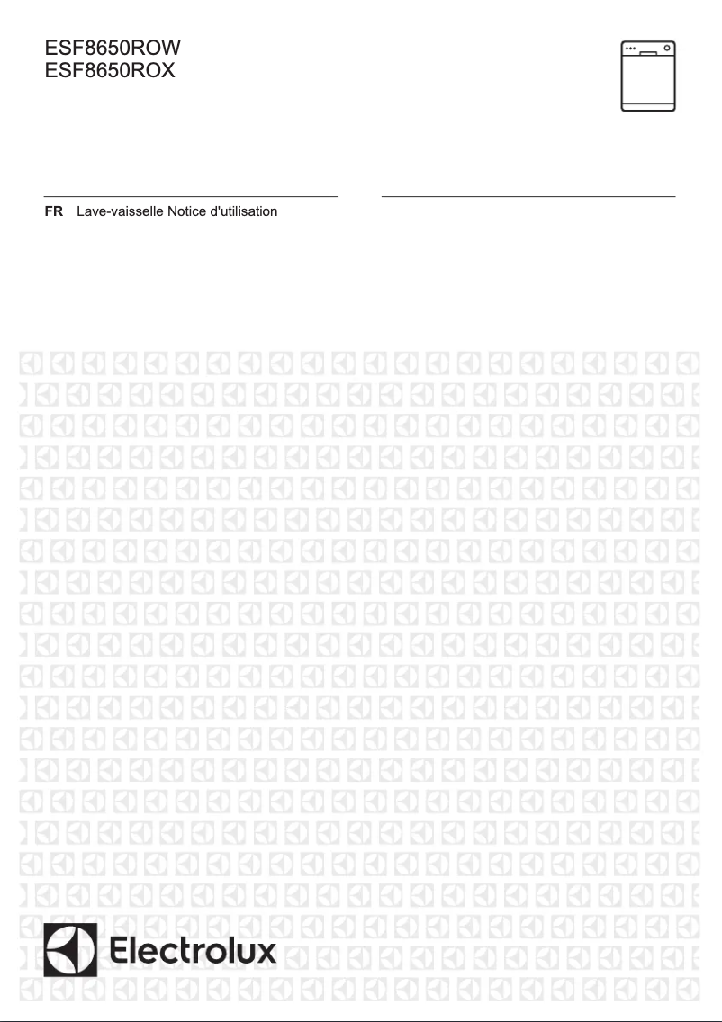 Imagen de la primera página del manual del dispositivo ESF8650ROW