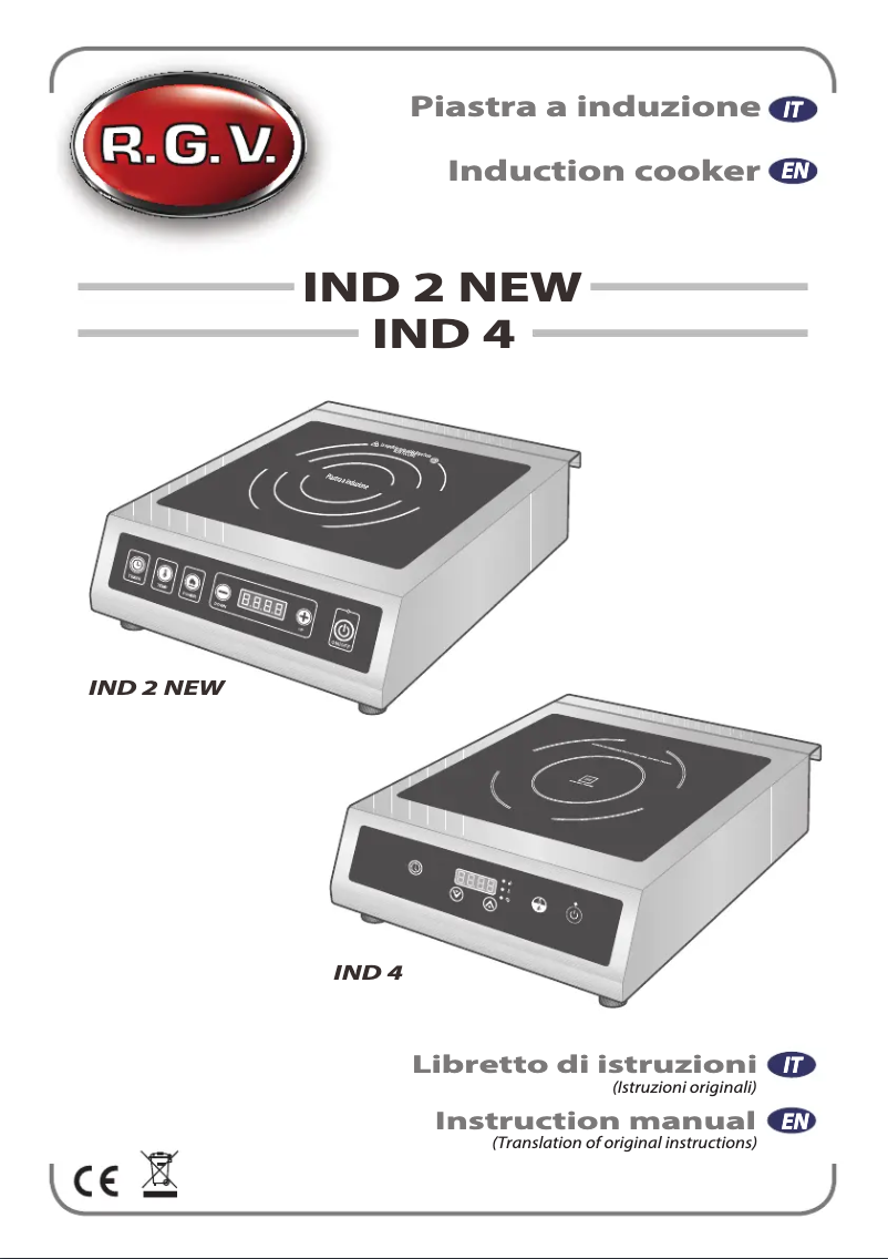 Imagen de la primera página del manual del dispositivo IND4