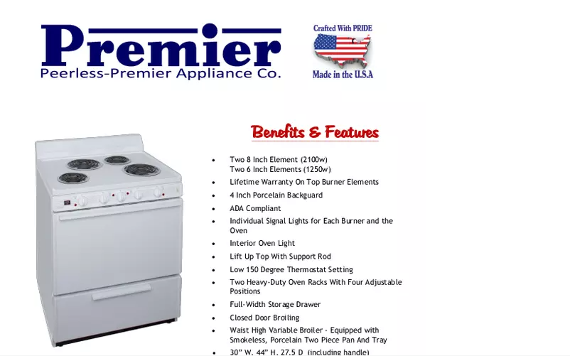 Página 1 del manual Manual de usuario Premier EDKLOHOP