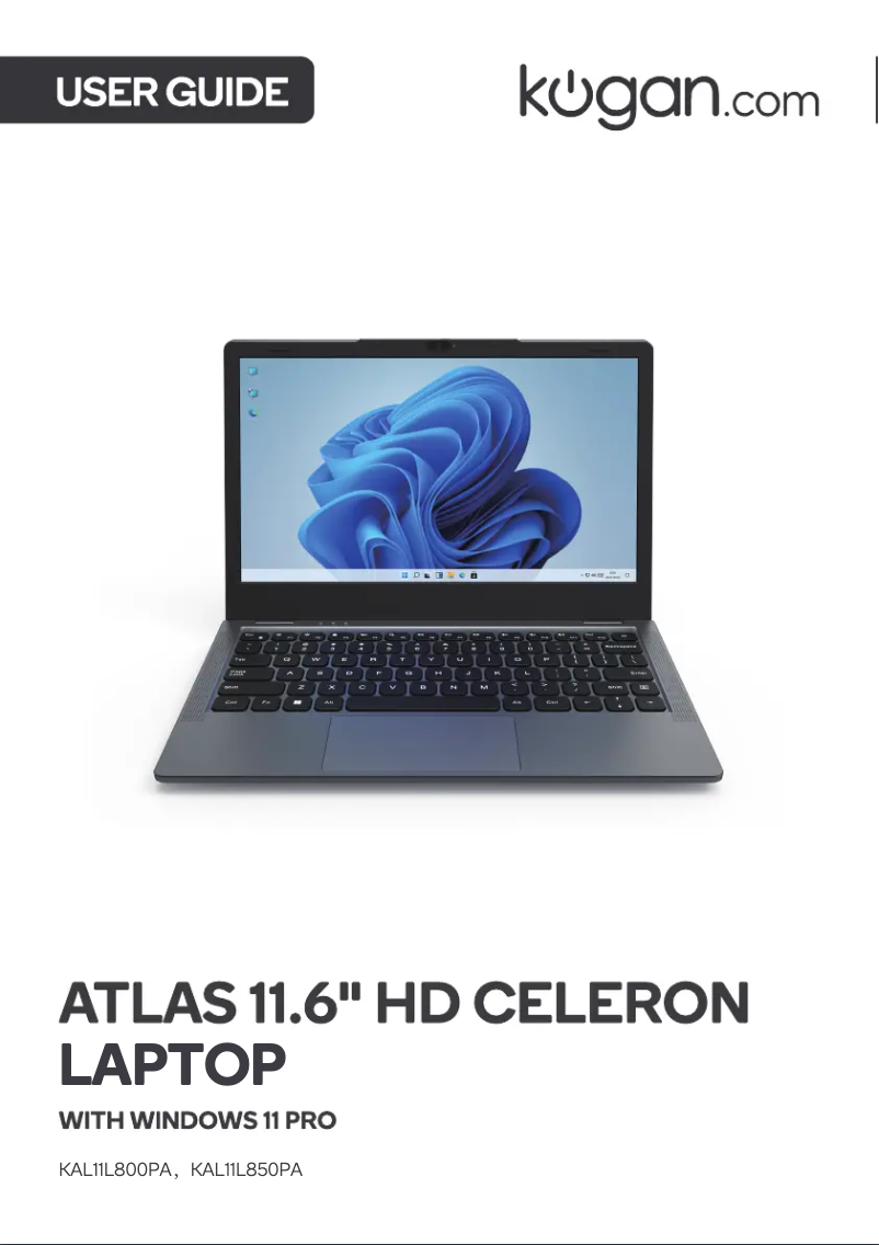 Imagen de la primera página del manual del dispositivo KAL11L850PA