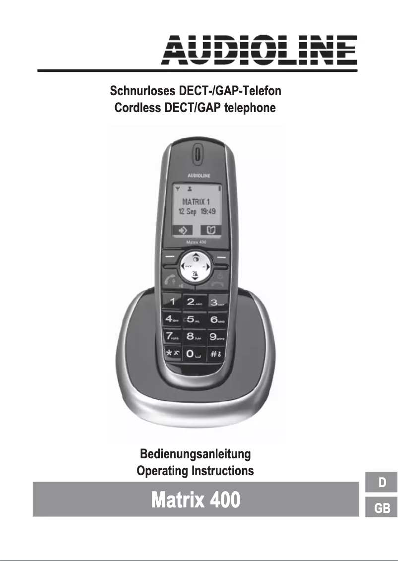 Imagen de la primera página del manual del dispositivo Matrix 400