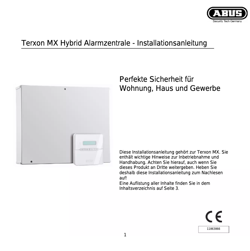 Imagen de la primera página del manual del dispositivo IPCB72501