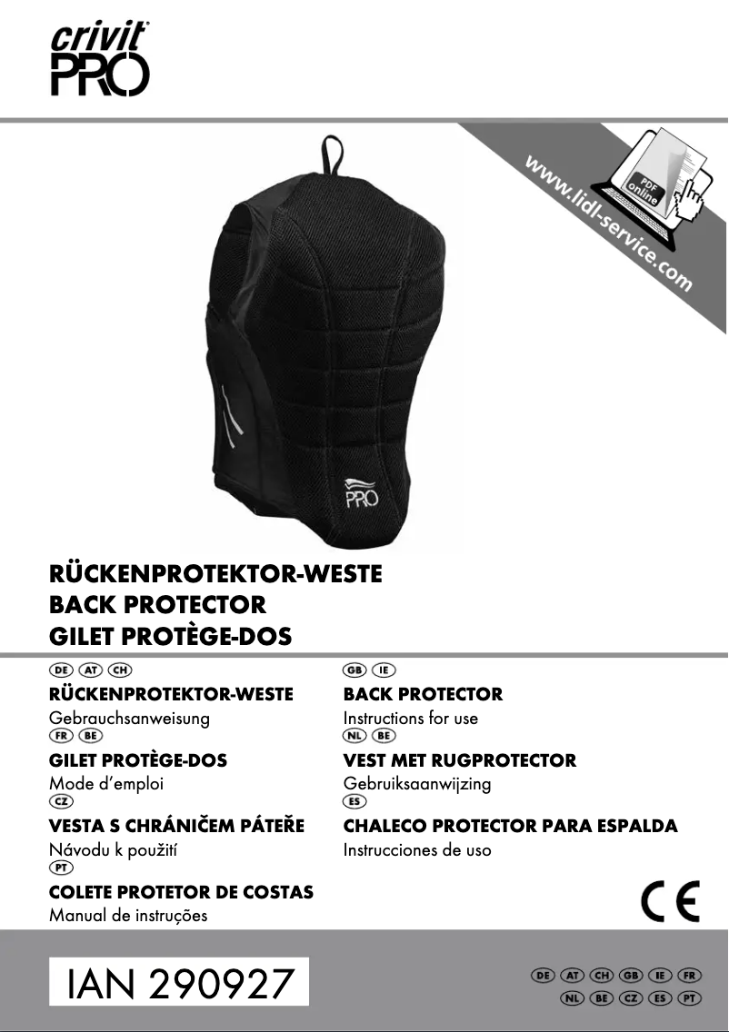 Imagen de la primera página del manual del dispositivo IAN 290927