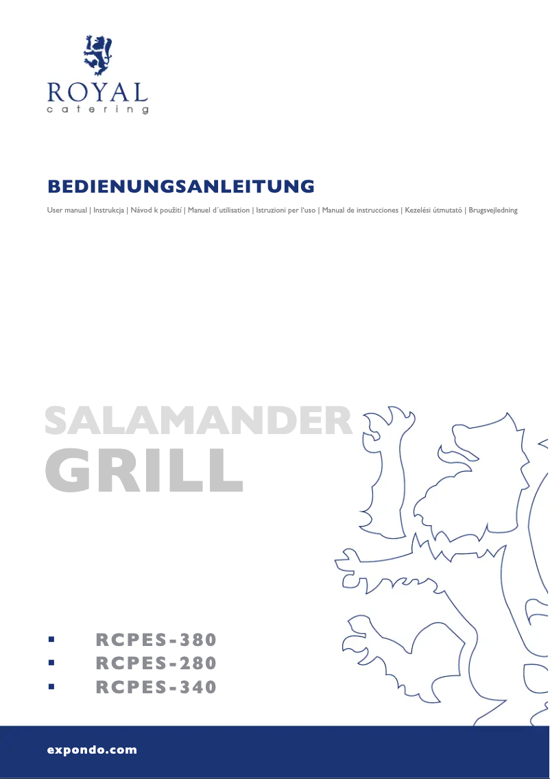 Imagen de la primera página del manual del dispositivo RCPES-280