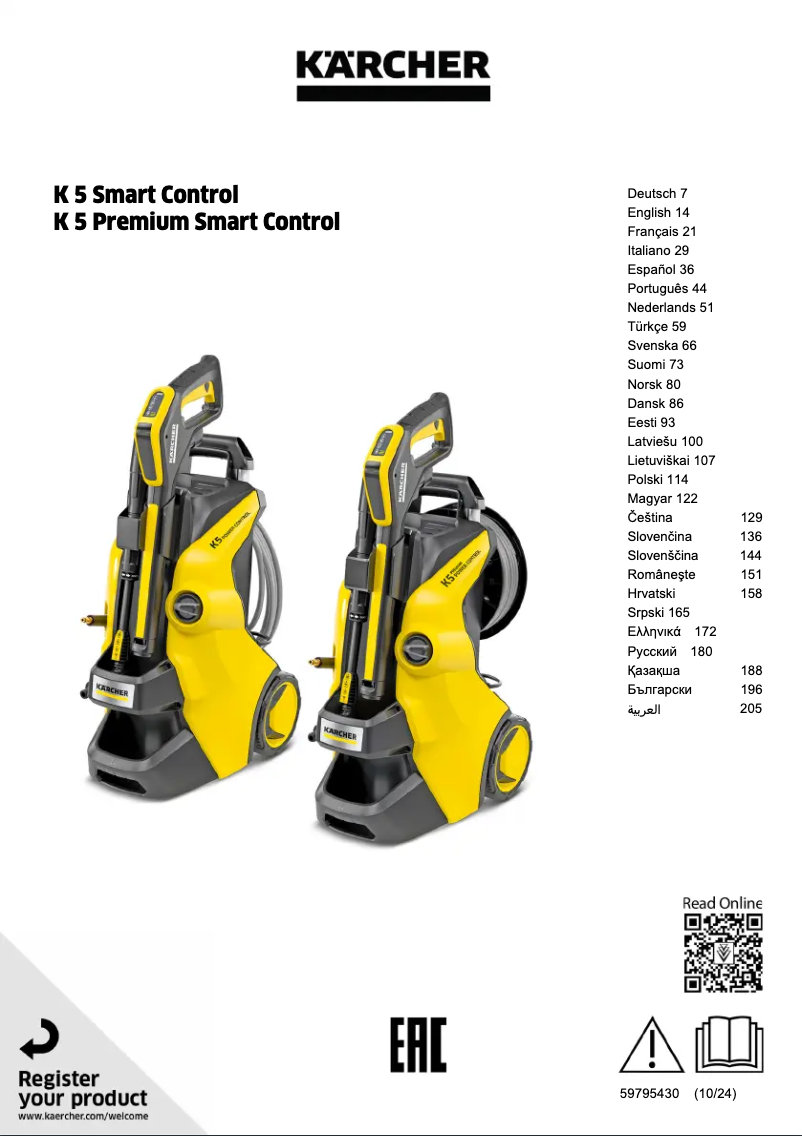 Imagen de la primera página del manual del dispositivo K5 Premium Smart Control