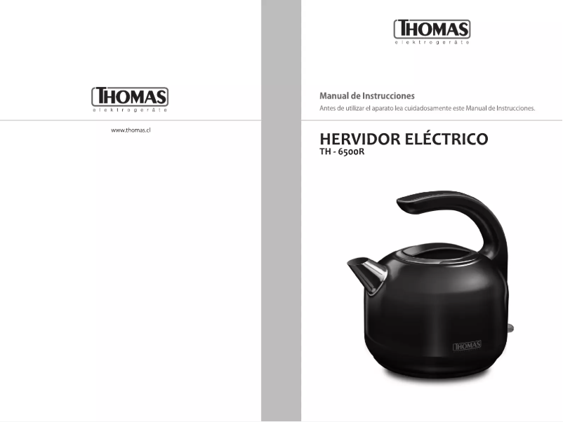 Página 1 del manual Manual de usuario Thomas TH-6500R