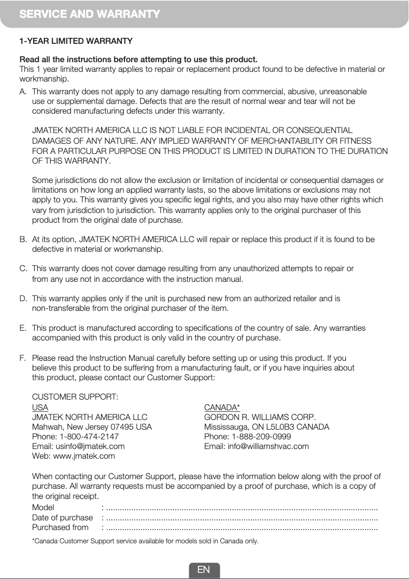 Imagen de la primera página del manual del dispositivo TC30