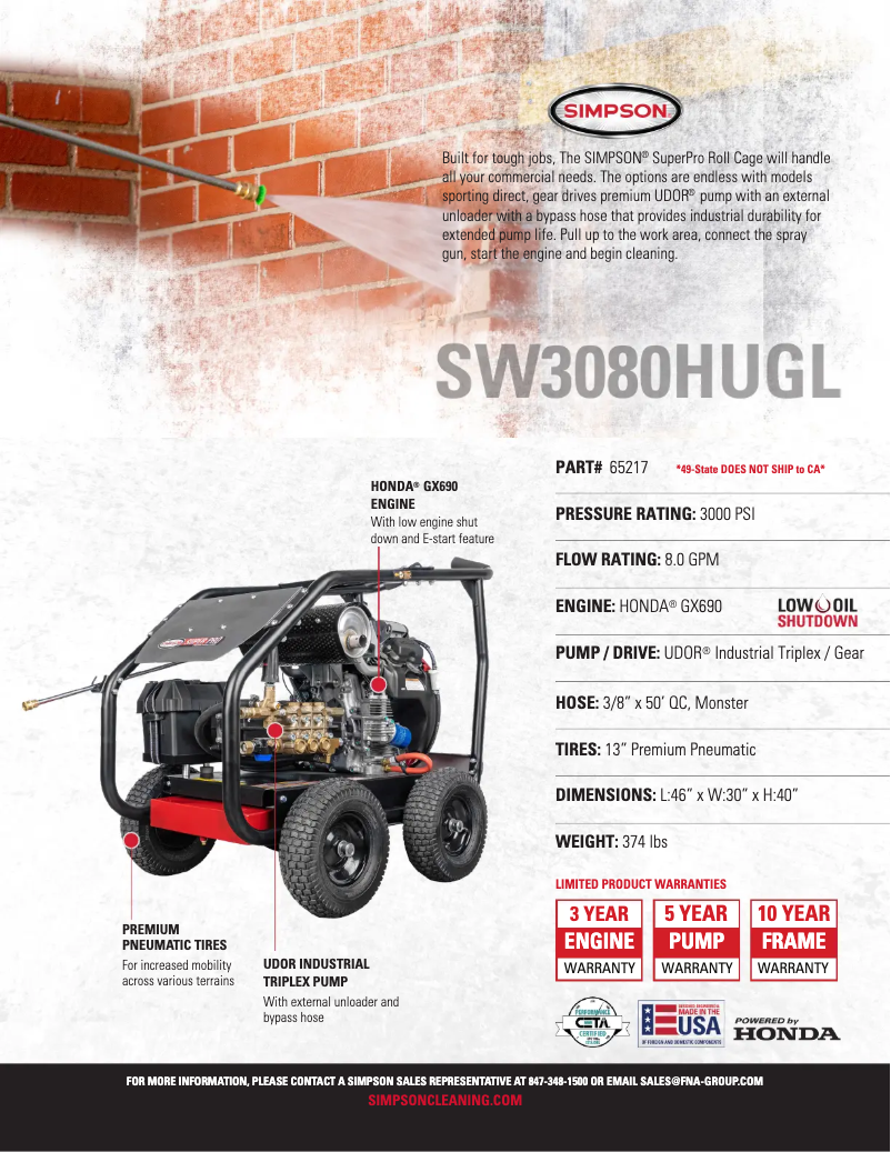 Imagen de la primera página del manual del dispositivo SuperPro SW3080HUGL-S