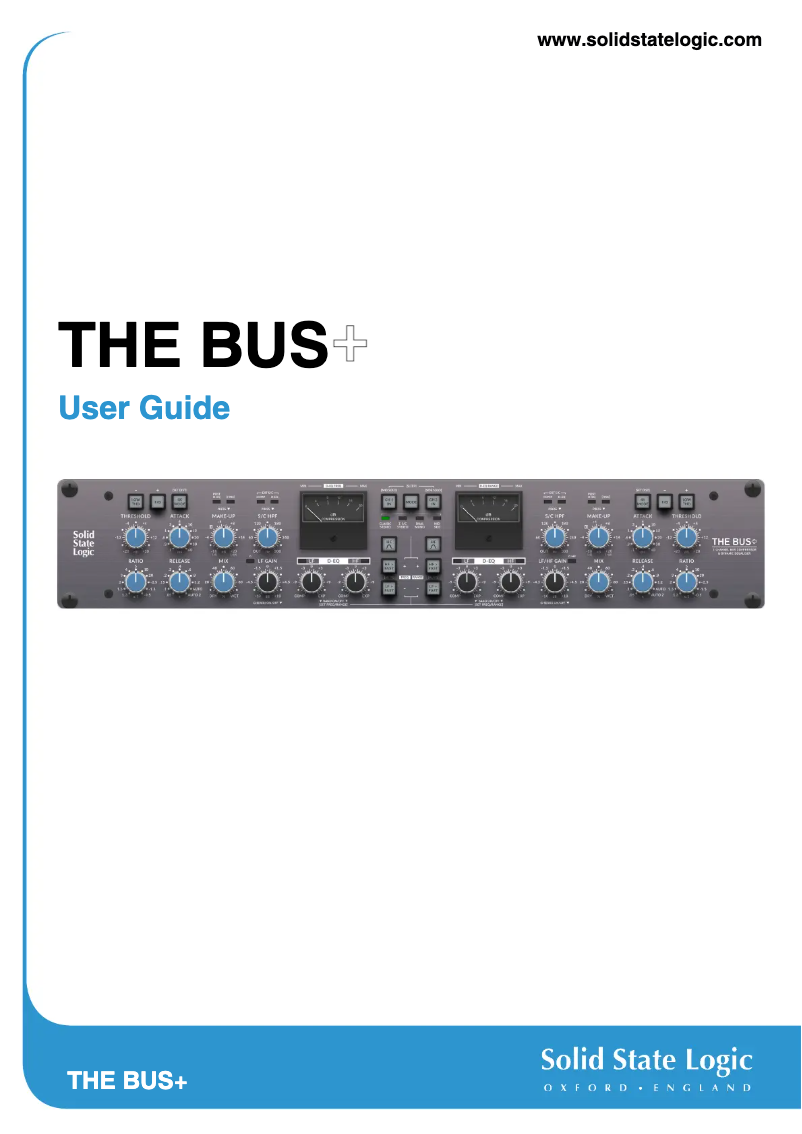 Imagen de la primera página del manual del dispositivo THE BUS+