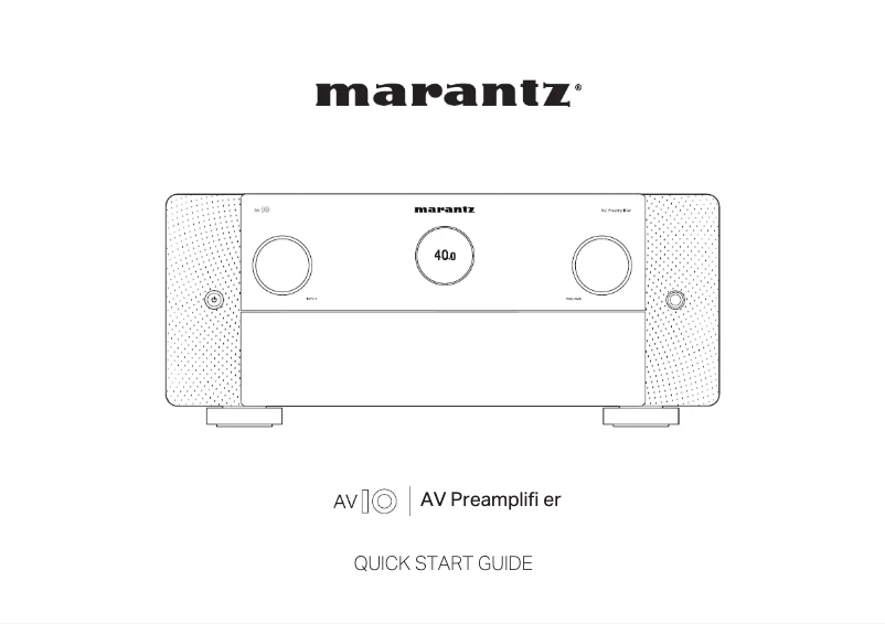 Imagen de la primera página del manual del dispositivo AV 10