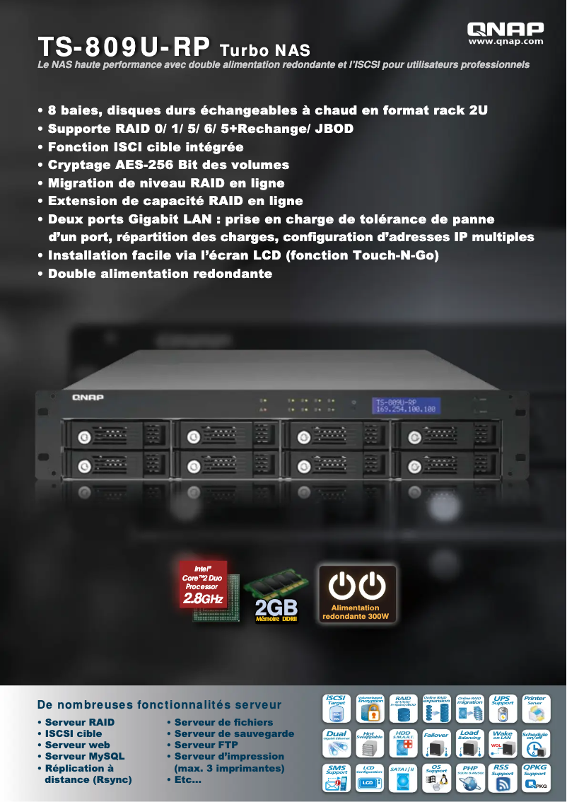 Imagen de la primera página del manual del dispositivo TS-809U-RP Turbo NAS