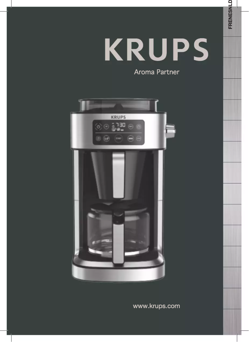 Página 1 del manual Manual de usuario Krups Aroma Partner KM760D