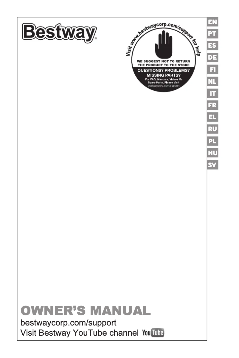 Imagen de la primera página del manual del dispositivo H2OGO! 53381