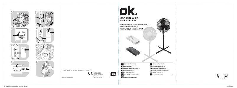 Imagen de la primera página del manual del dispositivo OSF 4332 W RC