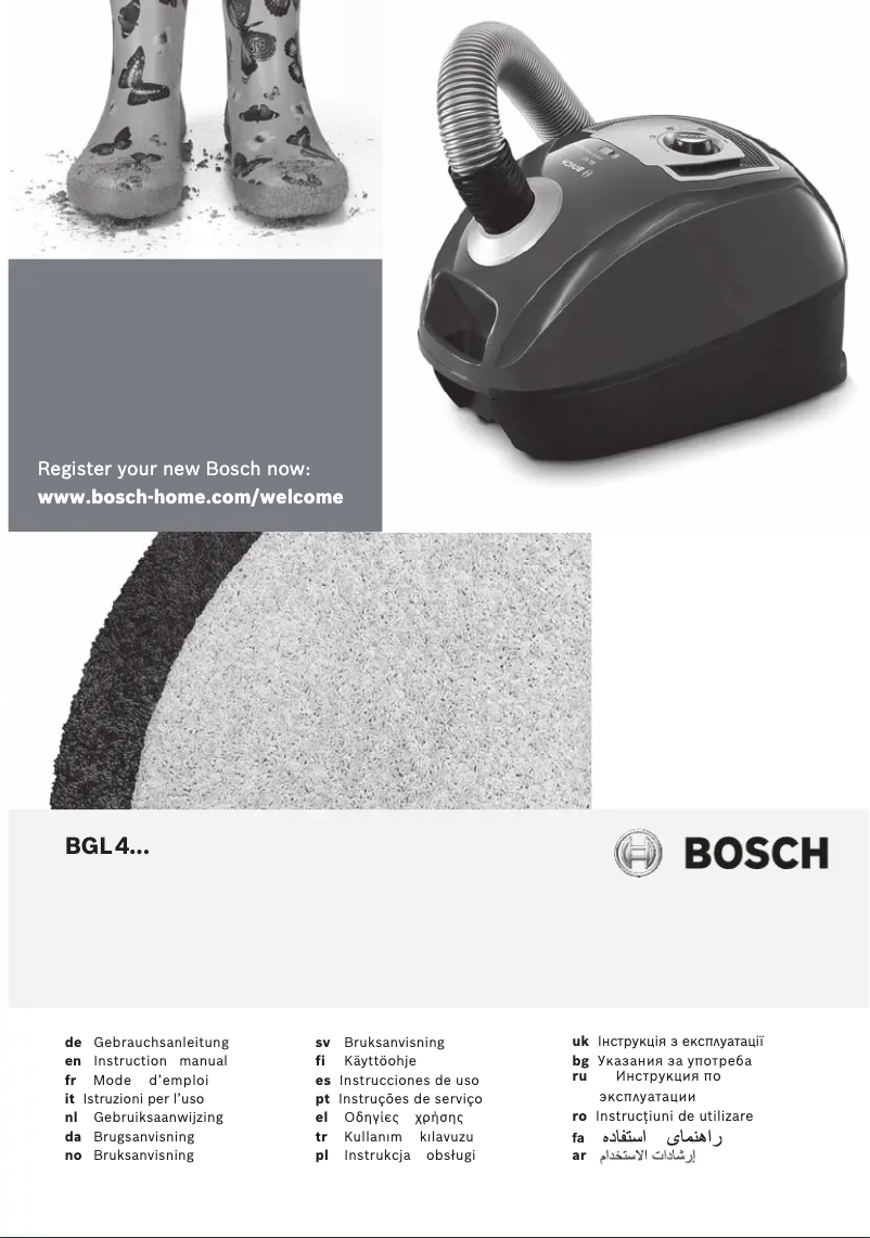 Página 1 del manual Manual de usuario Bosch BGL4330