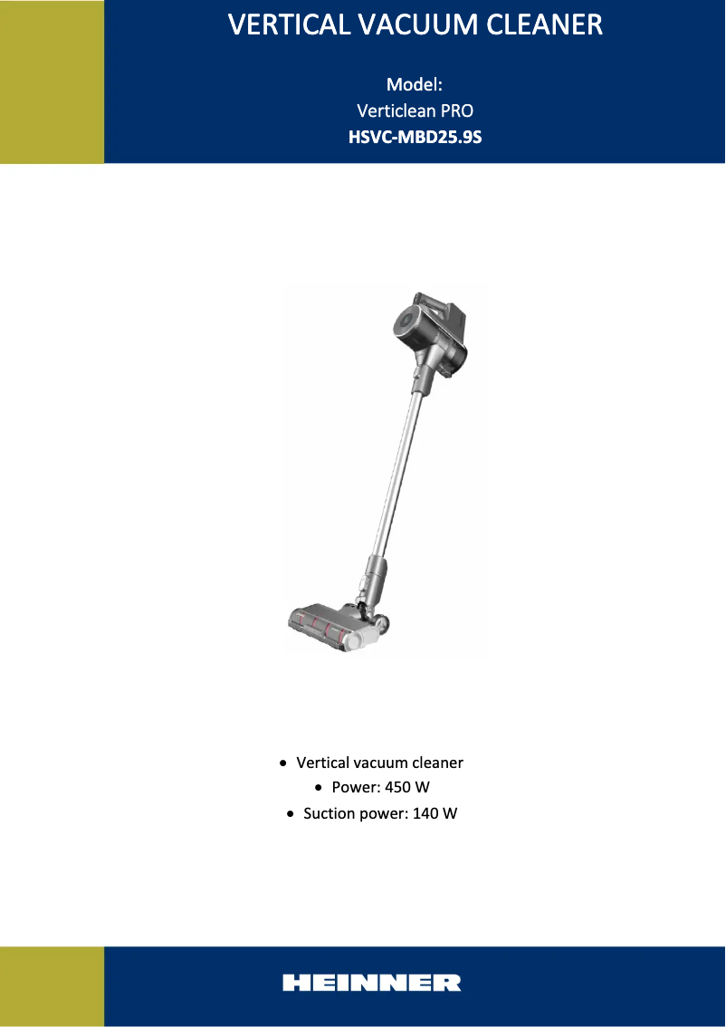 Imagen de la primera página del manual del dispositivo HSVC-MBD25.9S