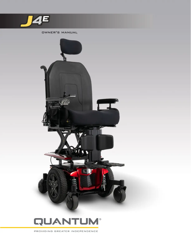 Página 1 del manual Manual de usuario Quantum J4E