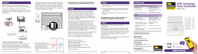 Página 1 del manual Manual de usuario Brilliant 21457/05