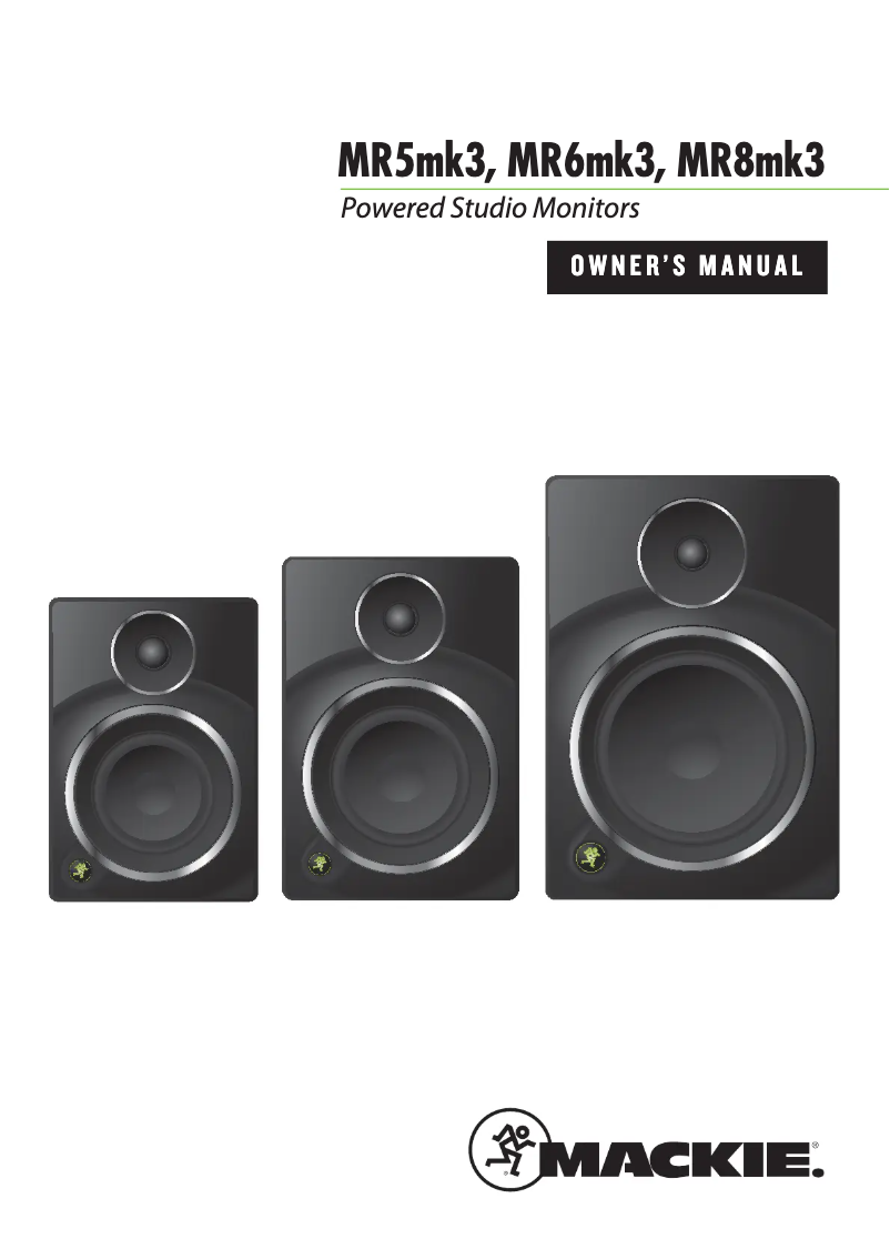 Imagen de la primera página del manual del dispositivo MR5mk3