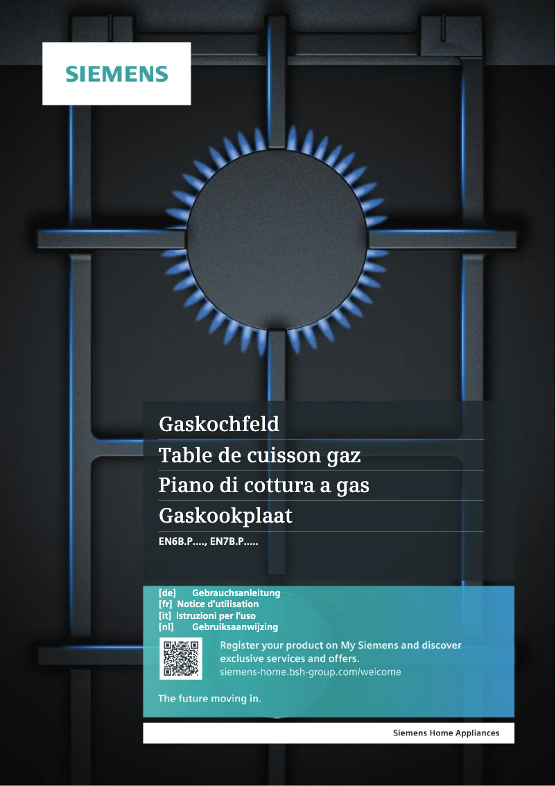 Imagen de la primera página del manual del dispositivo EN6B6PB90N