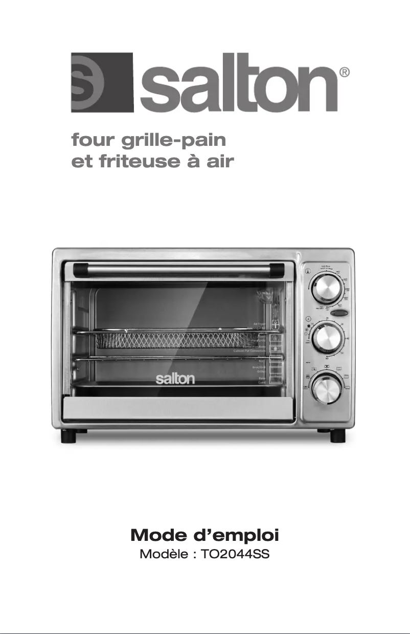 Imagen de la primera página del manual del dispositivo TO2044SS