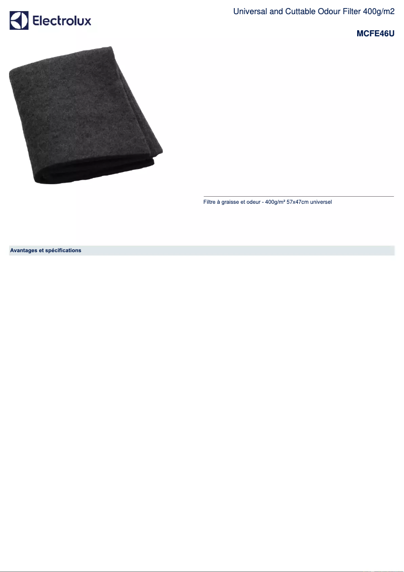 Página 1 del manual Manual de usuario AEG MCFE46U