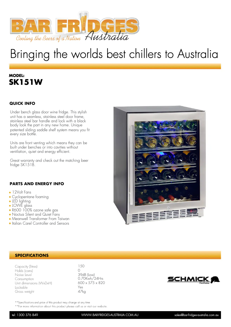 Imagen de la primera página del manual del dispositivo SK151W