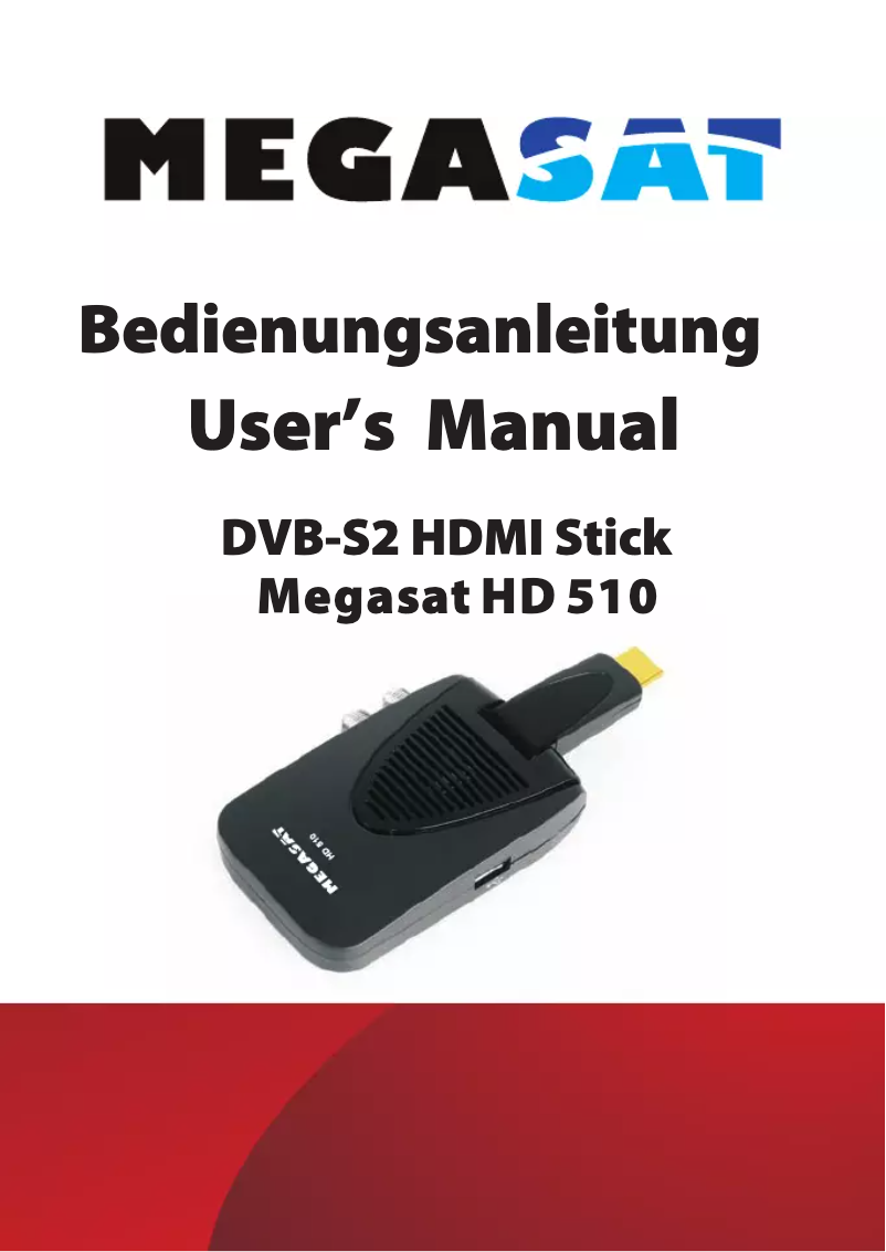 Página nº 1 - Manual de usuario Megasat HD510