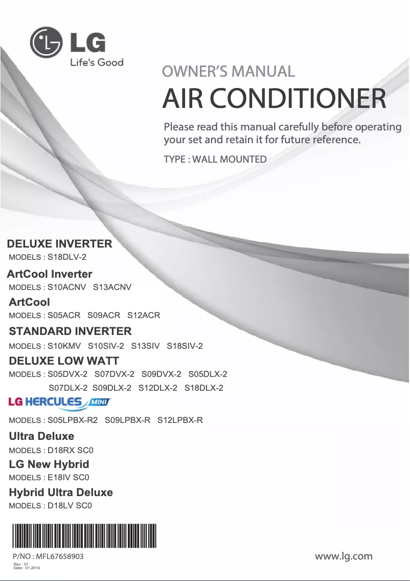 Imagen de la primera página del manual del dispositivo D18RX