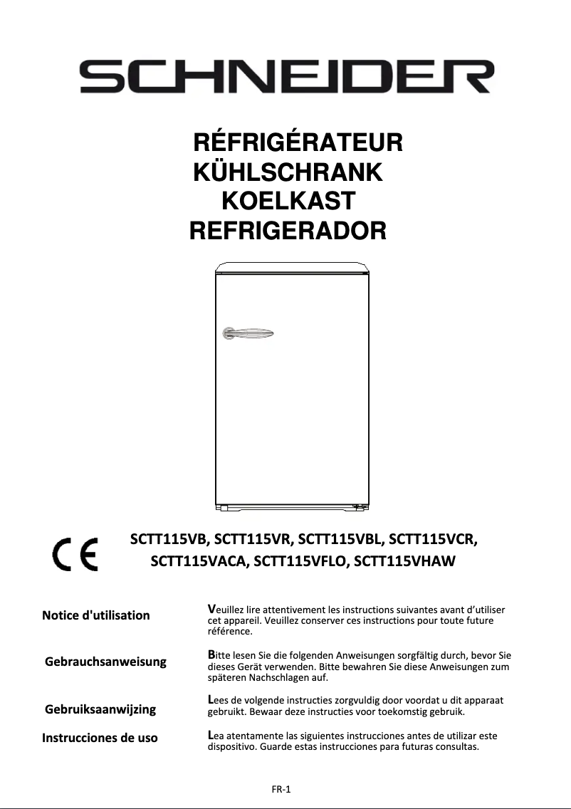 Página 1 del manual Manual de usuario Schneider SCTT115VACA