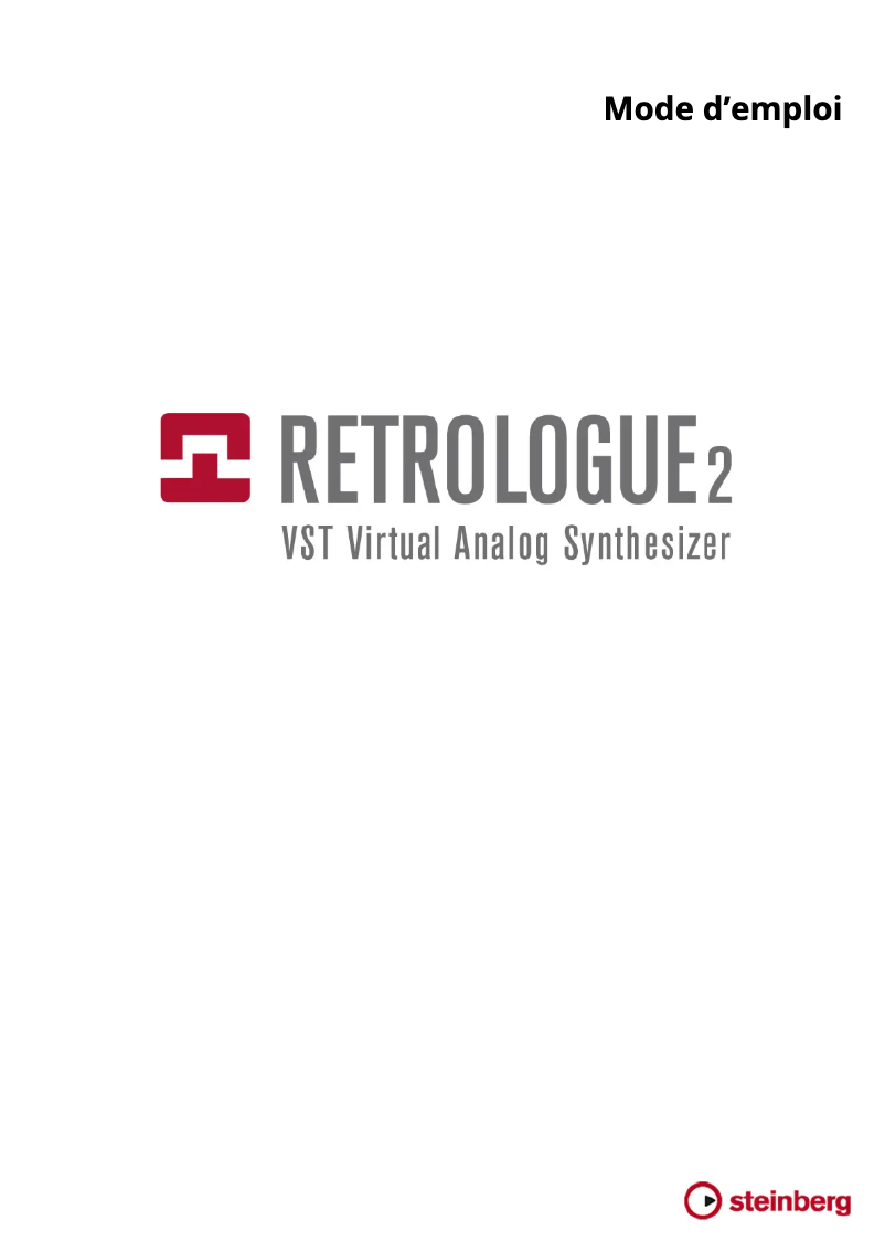 Imagen de la primera página del manual del dispositivo Retrologue 2