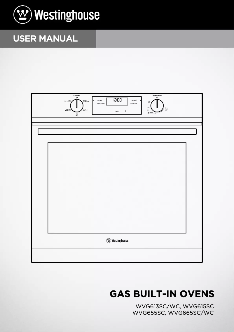 Página 1 del manual Manual de usuario Westinghouse WVG613WC