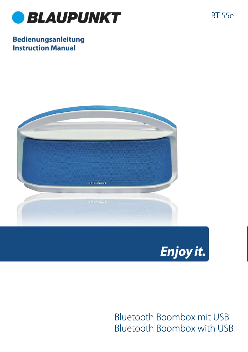 Página 1 del manual Manual de usuario Blaupunkt BT 55e